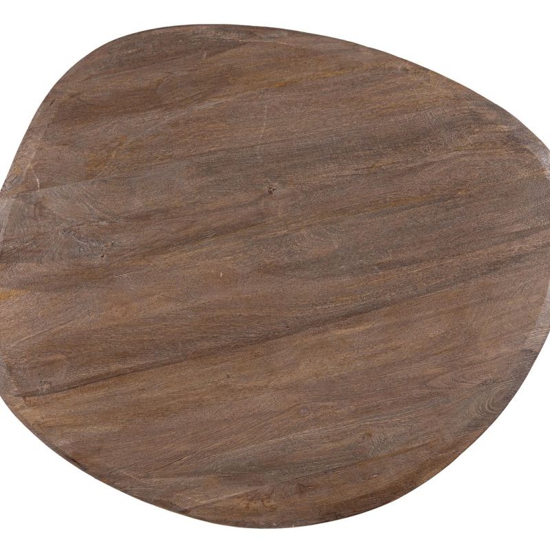 Stół jadalniany STANLEY  Φ140x 76h BLACK/BROWN