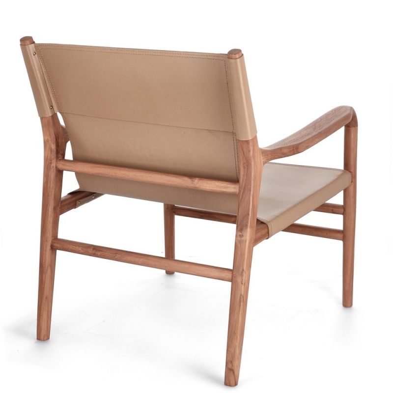 Fotel CAROLINE TAUPE LOUNGE