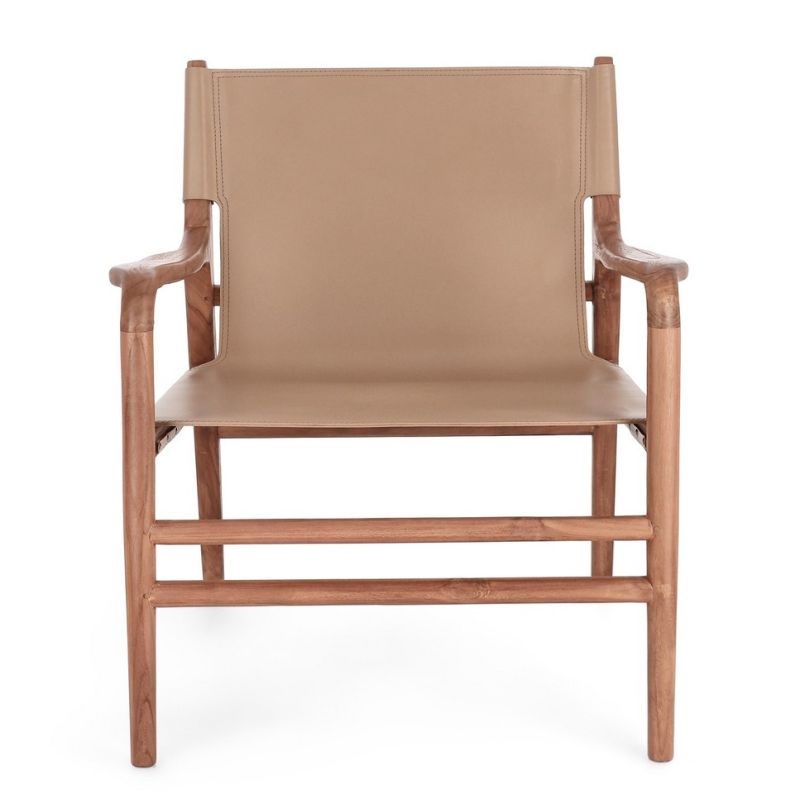 Fotel CAROLINE TAUPE LOUNGE