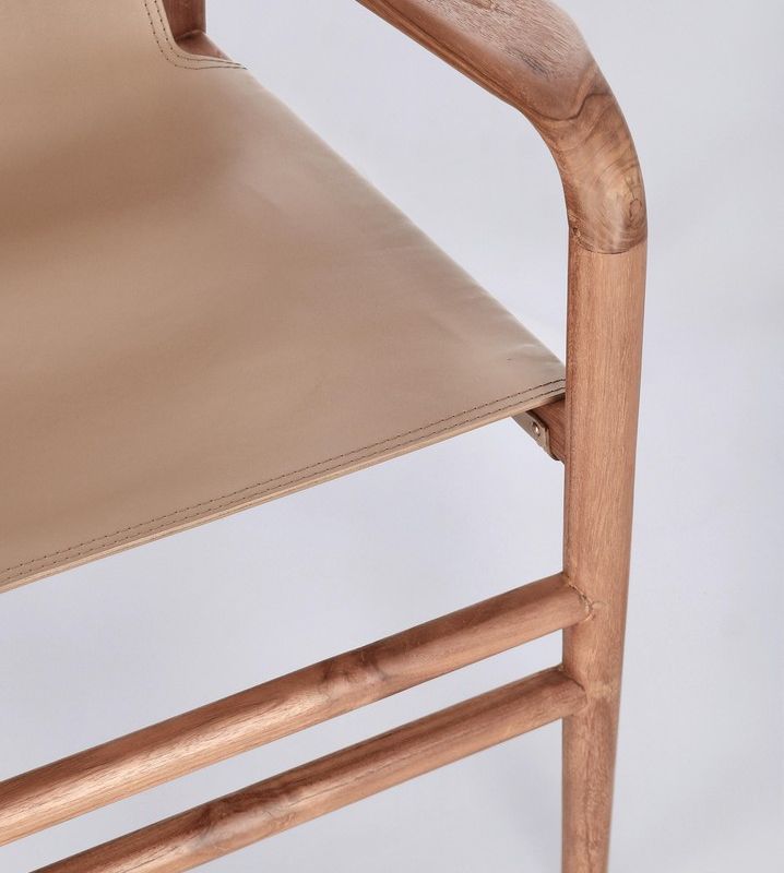 Fotel CAROLINE TAUPE LOUNGE