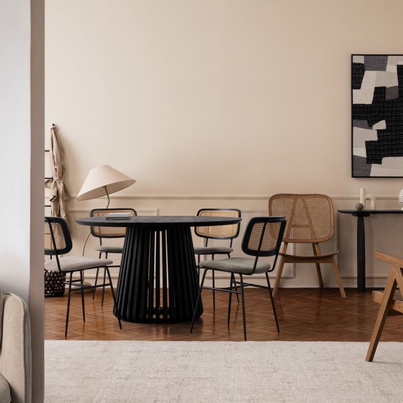 Stół jadalniany ODION BLACK Ø130x75h