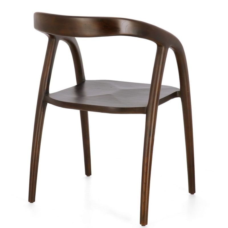 Krzesło obiadowe DOTTY BROWN/BLACK