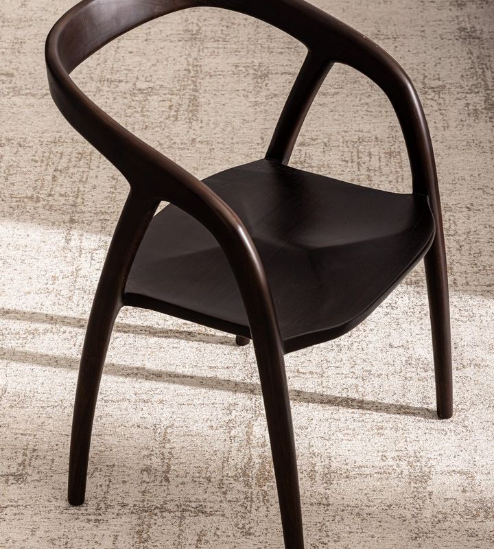 Krzesło obiadowe DOTTY BROWN/BLACK