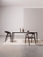 Krzesło obiadowe DOTTY BROWN/BLACK