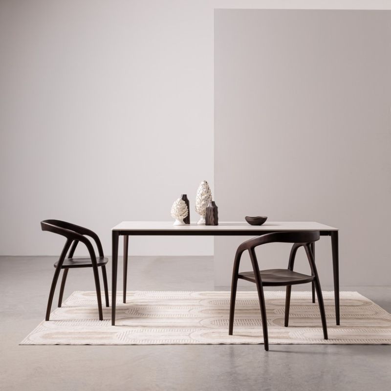 Krzesło obiadowe DOTTY BROWN/BLACK