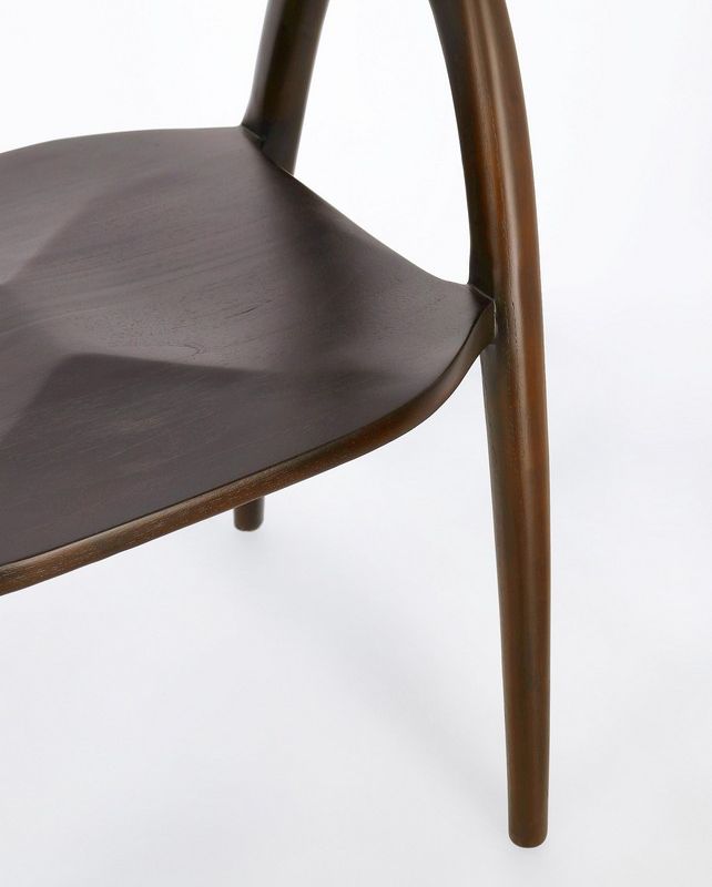 Krzesło obiadowe DOTTY BROWN/BLACK