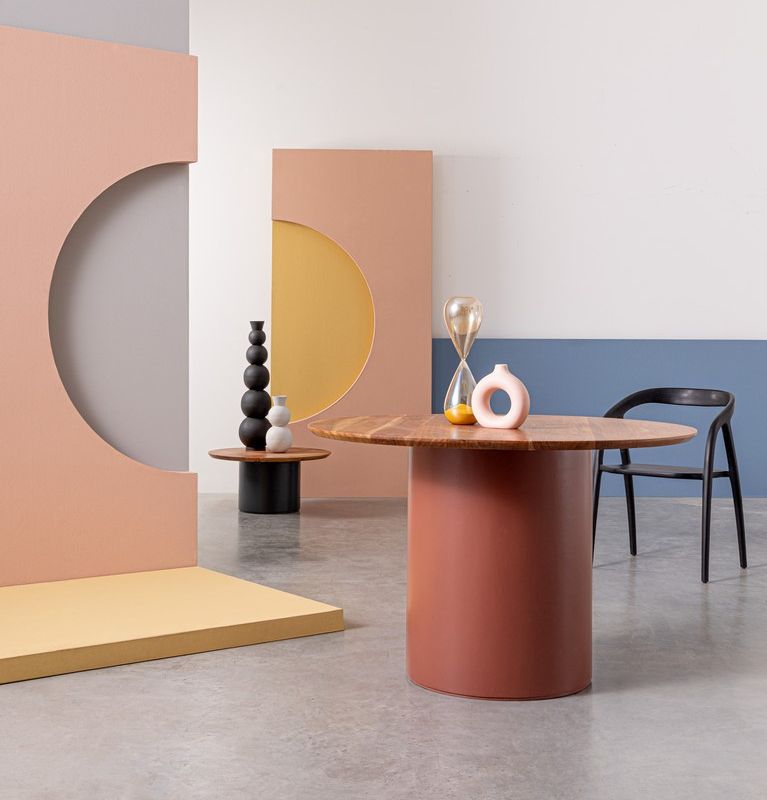 Krzesło obiadowe DOTTY BROWN/BLACK