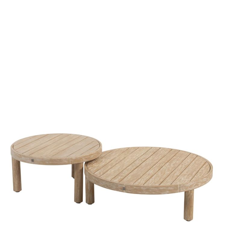 Круглі кавові столи Sem Teak