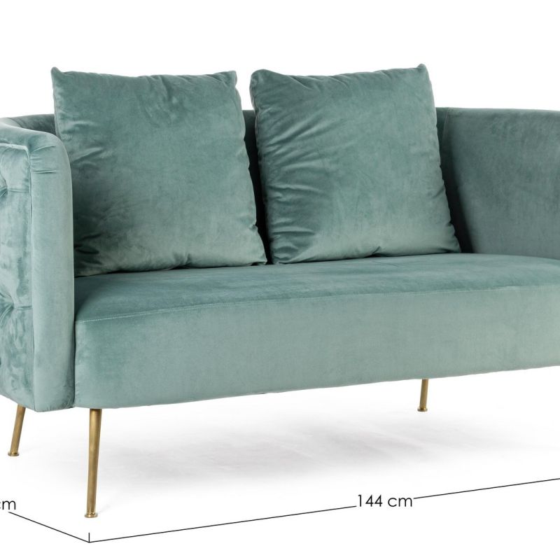 Sofa dwuosobowa TENBURY BLUE/TIFFANY