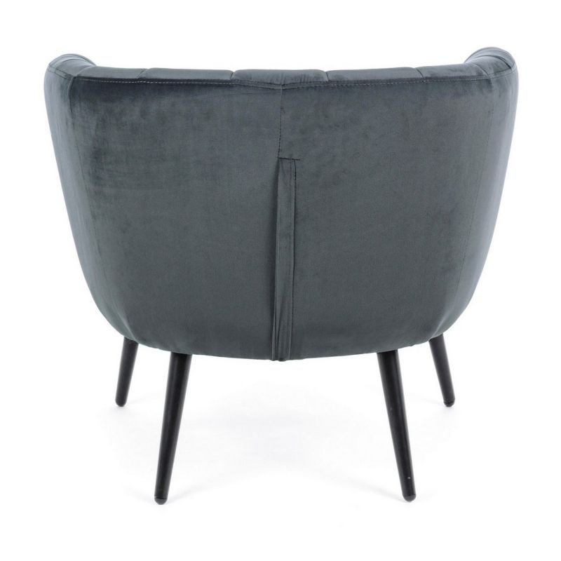 Fotel AVRIL PEACOCK GREY/BLUE