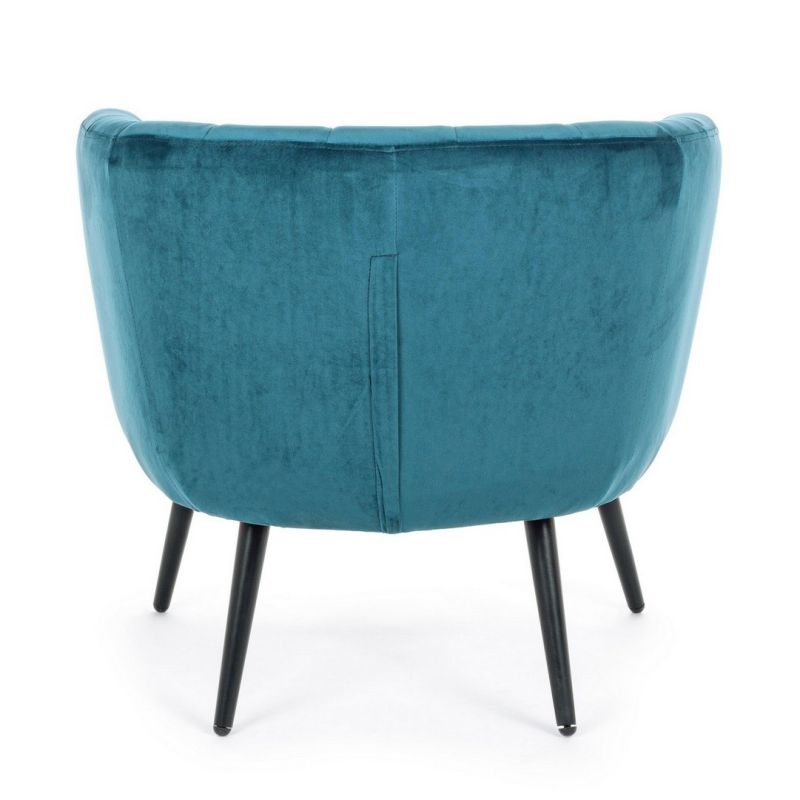 Fotel AVRIL PEACOCK GREY/BLUE