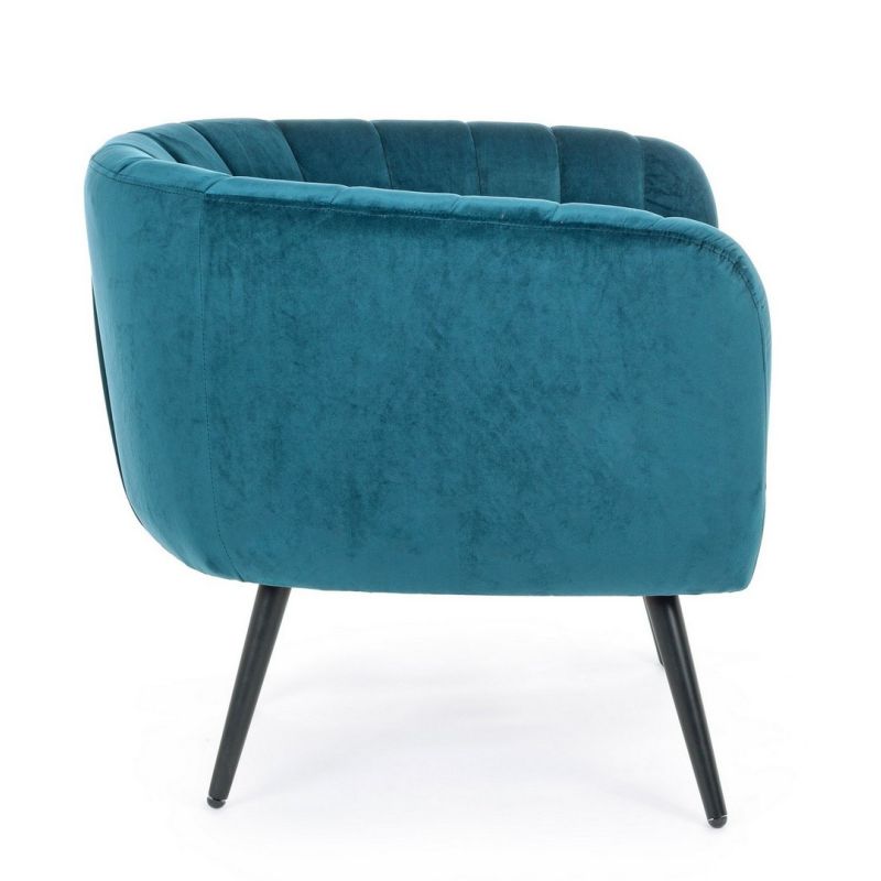 Fotel AVRIL PEACOCK GREY/BLUE