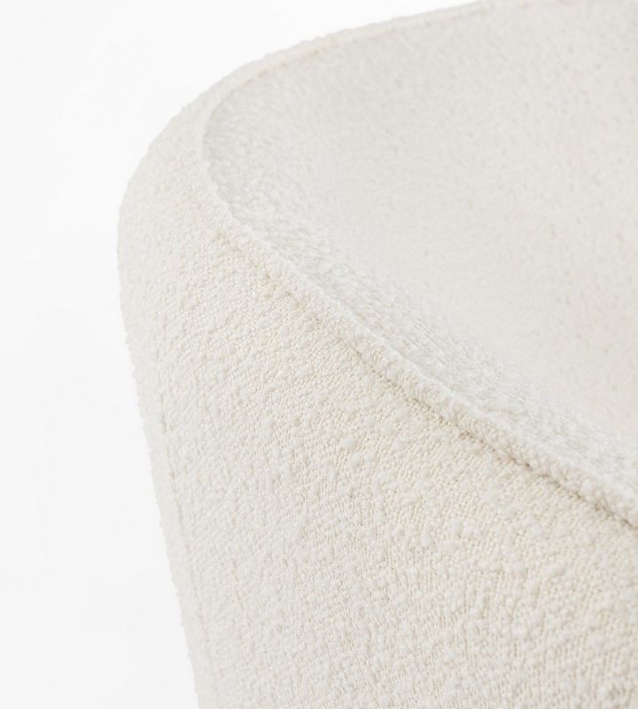 Fotel AVRIL WHITE BOUCLE'