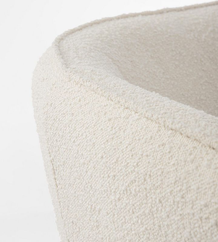 Sofa trzyosobowa AVRIL WHITE BOUCLE'