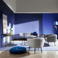 Sofa dwuosobowa AVRIL GREY BOUCLE'