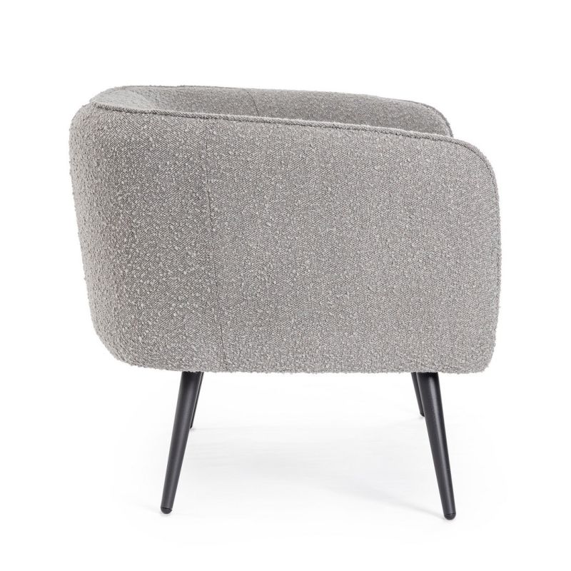 Sofa dwuosobowa AVRIL GREY BOUCLE'