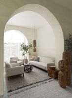 Sofa trzyosobowa DETROIT NATURAL BOUCLE'