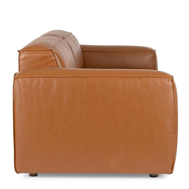 Sofa trzyosobowa JOSEPH BLACK/TERRACOTTA