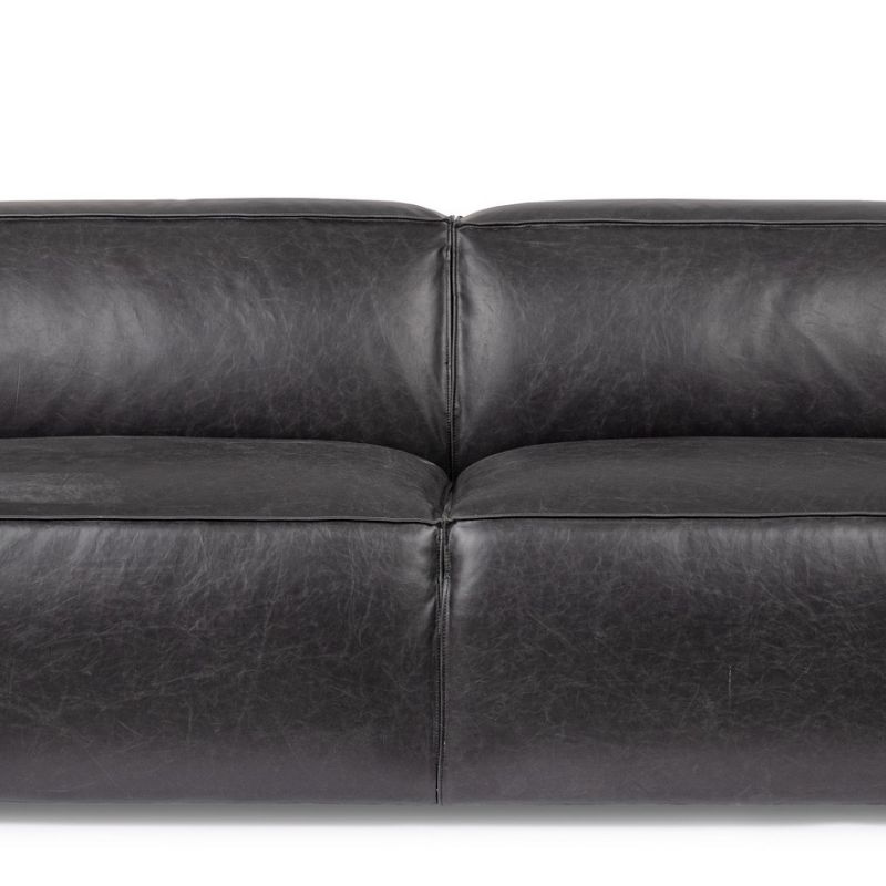 Sofa trzyosobowa JOSEPH BLACK/TERRACOTTA