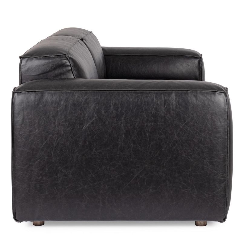 Sofa trzyosobowa JOSEPH BLACK/TERRACOTTA