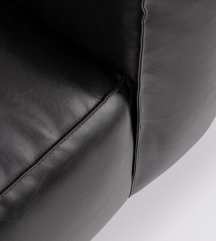 Sofa trzyosobowa JOSEPH BLACK/TERRACOTTA