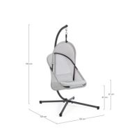 Składany wiszący fotel ALGAR