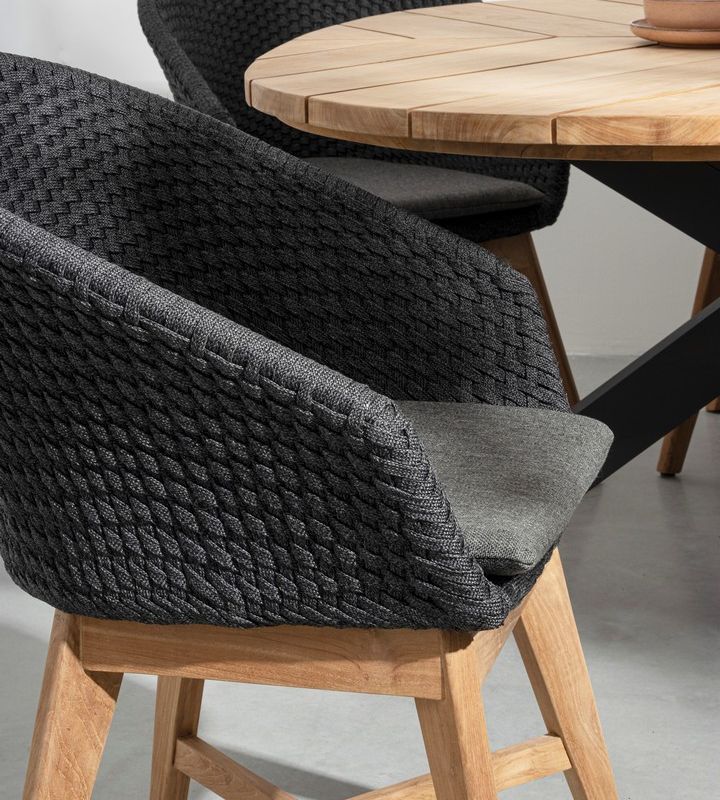 Krzesło obiadowe COACHELLA CHARCOAL