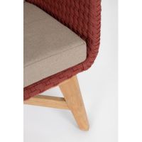 Fotel COACHELLA SCARLET