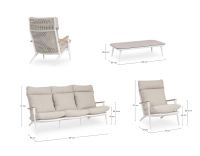 Zestaw kawowy IBISCO WHITE