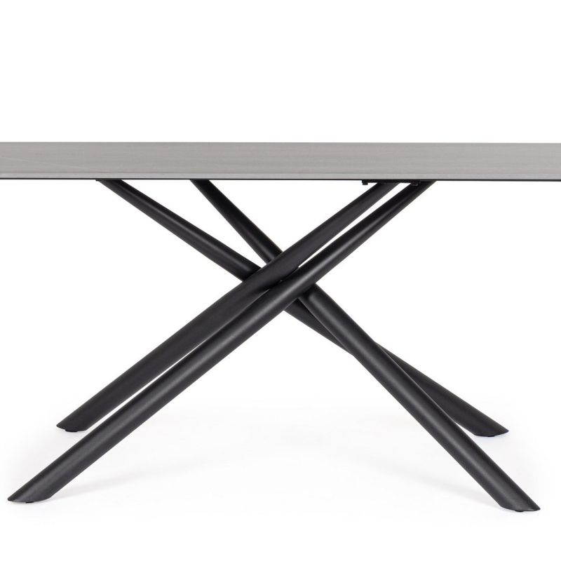 Stół jadalniany ARGITA BLACK  180x90x76h