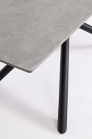 Stół jadalniany ARGITA BLACK  180x90x76h