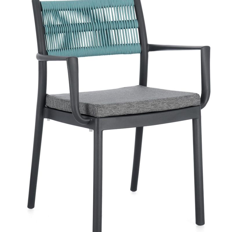 Krzesło obiadowe z podłokotnikami ALVIN