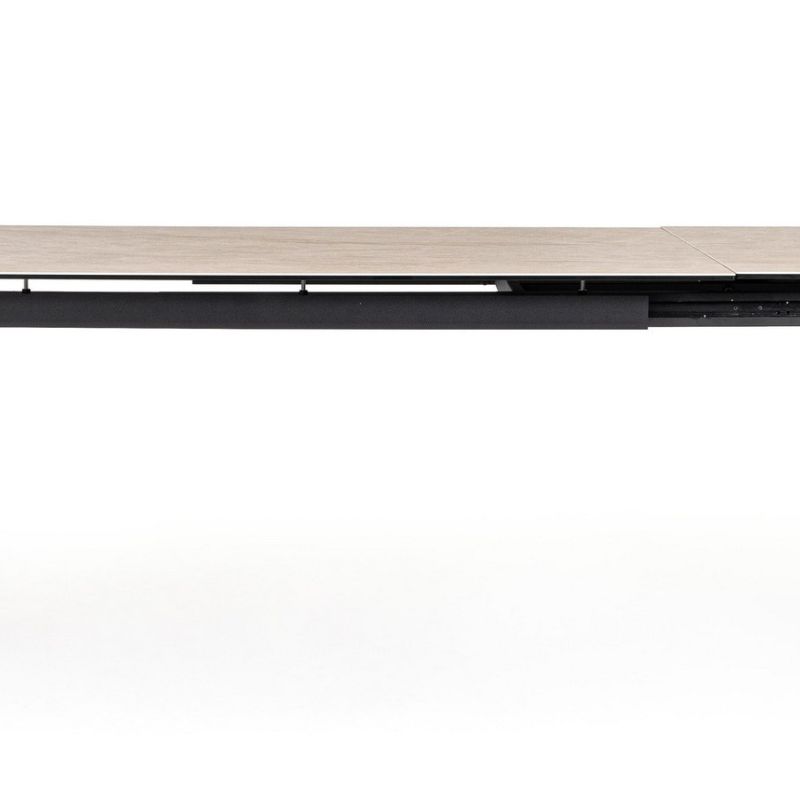 Stół jadalniany ASIRI BEIGE/BLACK 180/250x100x76h