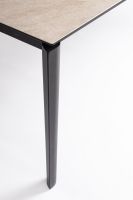 Stół jadalniany ASIRI BEIGE/BLACK 180/250x100x76h