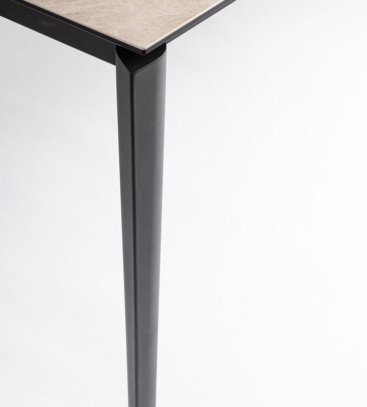 Stół jadalniany ASIRI BEIGE/BLACK 180/250x100x76h