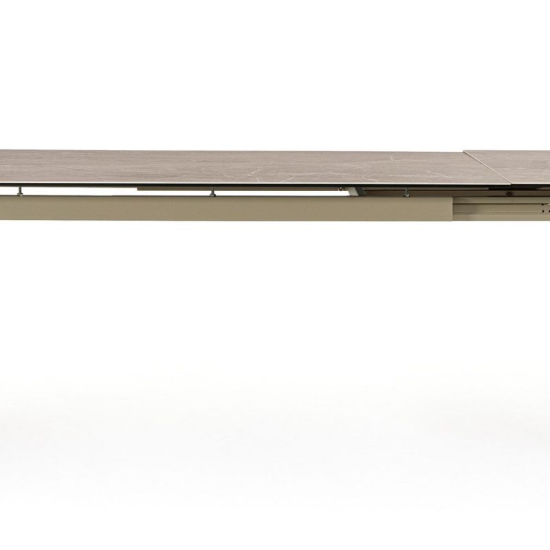 Stół jadalniany ASIRI BEIGE/BLACK 180/250x100x76h