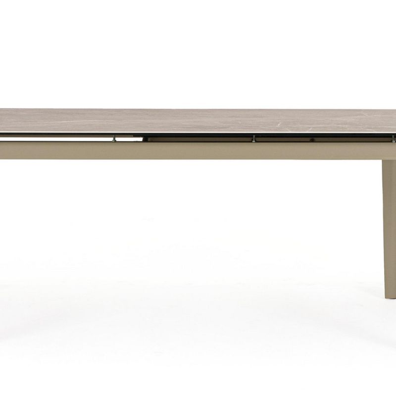 Stół jadalniany ASIRI BEIGE/BLACK 180/250x100x76h