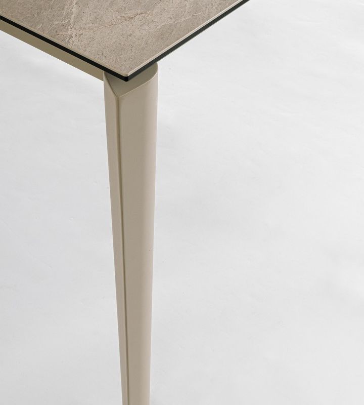 Stół jadalniany ASIRI BEIGE/BLACK 180/250x100x76h