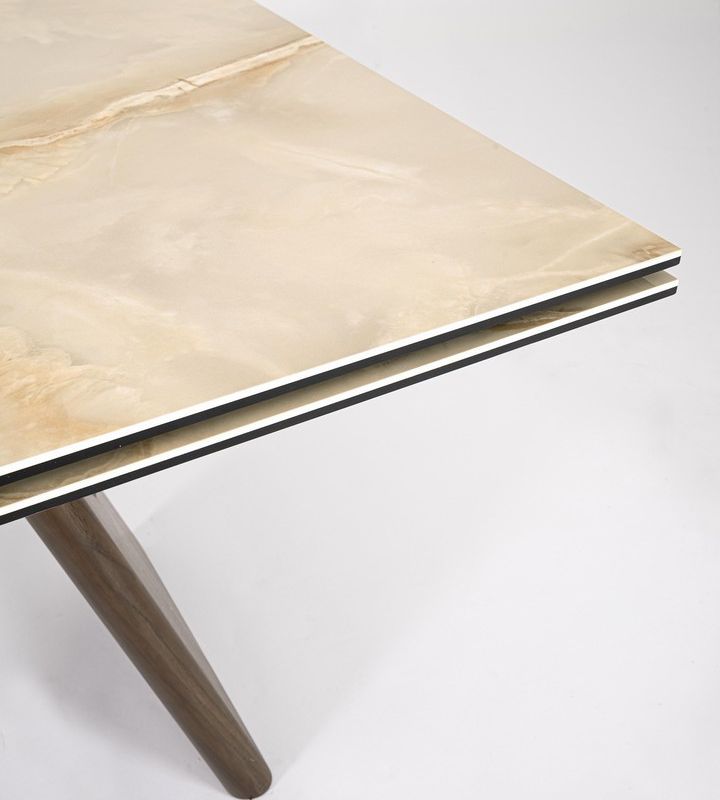 Stół jadalniany MAIKKI WALNUT/ONYX 200/300X100