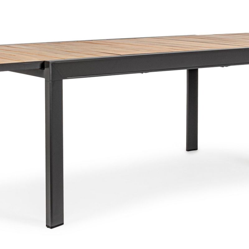 Stół BELMAR NAT/CHA. 160-240x100x75