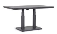 Stół MIGUEL 140x80x51/72 CHARCOAL
