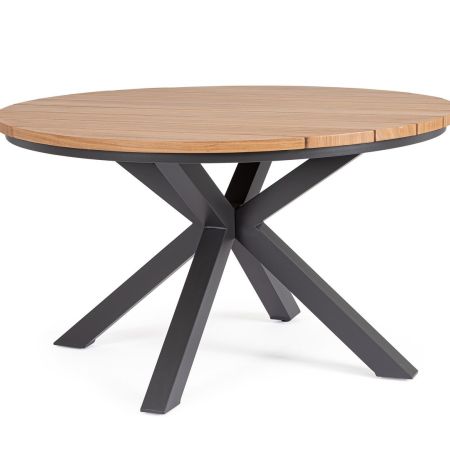 Stół ZELMAR ANTRACYT Ø130x75