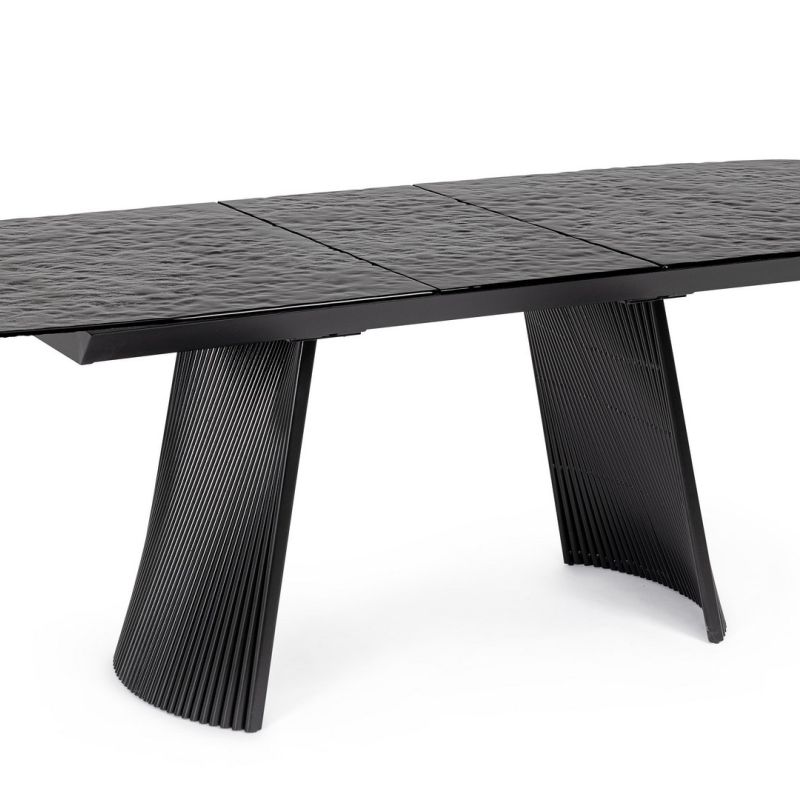 Stół jadalniany OLIVER GLASS 180-220x90x75h