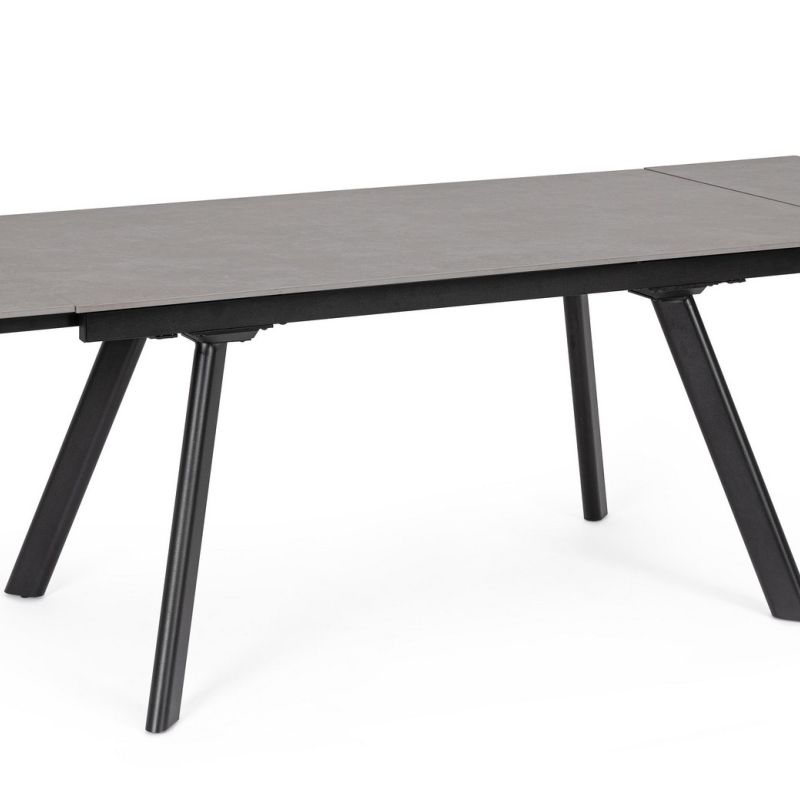 Stół jadalniany  JARKKO BLACK/WHITE EXT 160-240X90