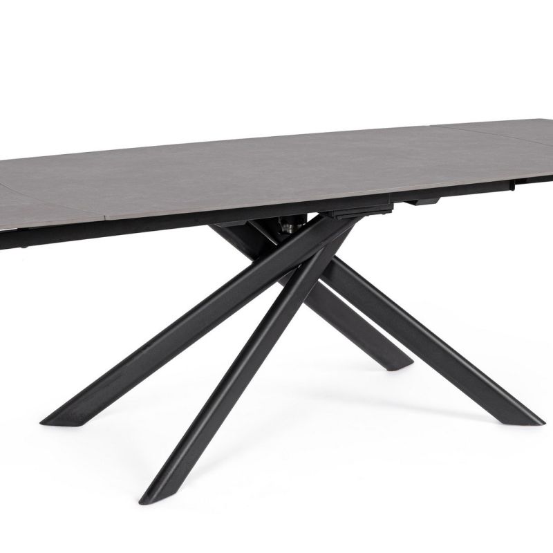 Stół jadalniany JOAKIM White/Black 160-240X90