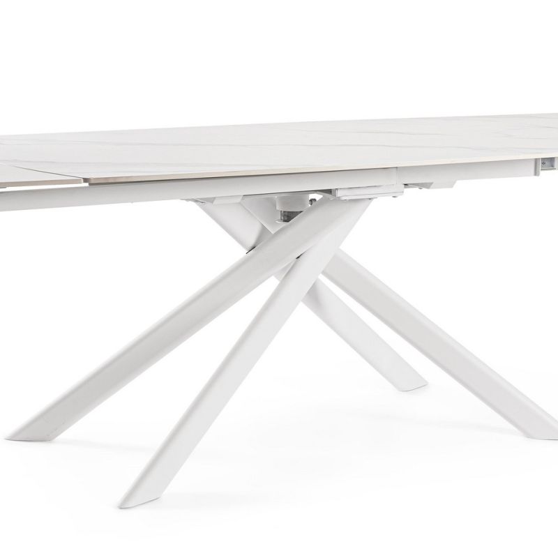 Stół jadalniany JOAKIM White/Black 160-240X90