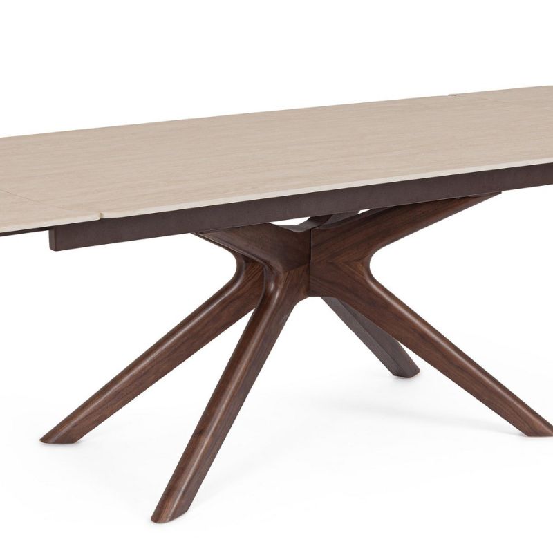 Stół jadalniany MARITTA WAL/TRAV  170/210/250x90x76h