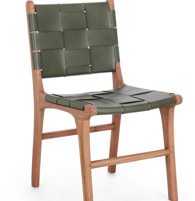 Krzesło JOANNA TAUPE/GREEN