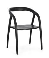 Krzesło obiadowe DOTTY BROWN/BLACK