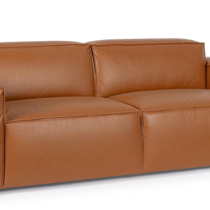 Sofa trzyosobowa JOSEPH BLACK/TERRACOTTA